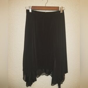 ING Black Asymmetrical Skirt